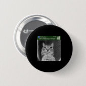 Badge Rond 5 Cm Ring Cat With Motion Meme  (Devant & derrière)