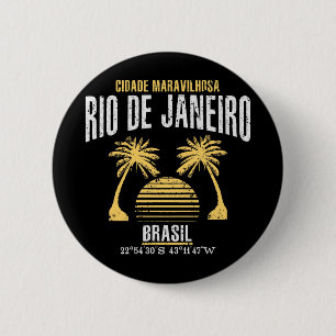 Badge Rond 5 Cm Rio de Janeiro