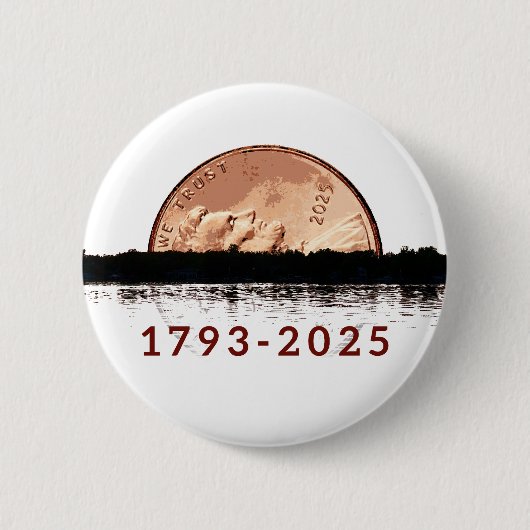 Badge Rond 5 Cm RIP Penny button (Devant)