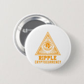Badge Rond 5 Cm Ripple XRP Tous les yeux Crypto Illuminati Cadeau (Devant & derrière)