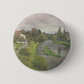 Badge Rond 5 Cm River Hafren à Newtown, Powys (Devant)