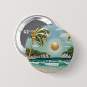 Badge Rond 5 Cm Rives d'or (Devant & derrière)