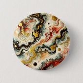 Badge Rond 5 Cm Rivières dorées (Devant)