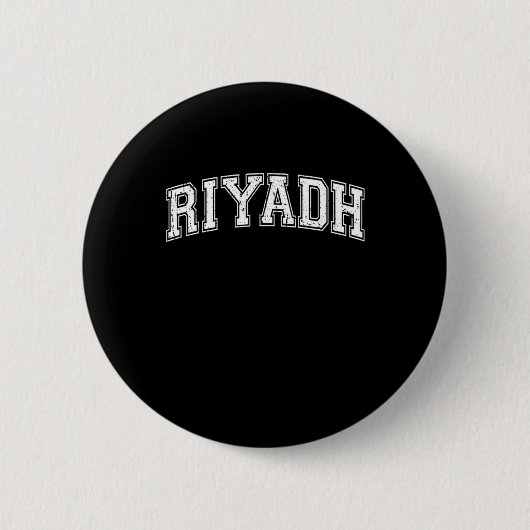Badge Rond 5 Cm Riyad, capitale de l'Arabie Saoudite (Devant)