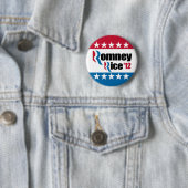Badge Rond 5 Cm Riz 2012 de Mitt Romney Condi (En situation)