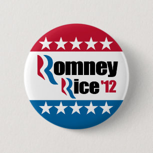 Badge Rond 5 Cm Riz 2012 de Mitt Romney Condi