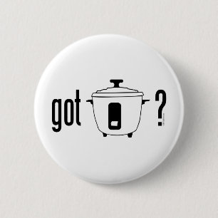 Badge Rond 5 Cm Riz obtenu ? (cuiseur)
