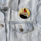 Badge Rond 5 Cm RMS Berengaria (En situation)