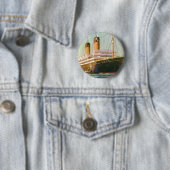 Badge Rond 5 Cm RMS Laurentic (En situation)