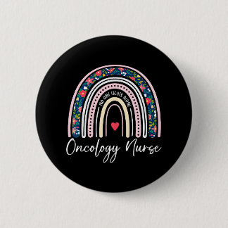 Badge Rond 5 Cm RN Oncologie Infirmière Cancer Oncologiste Infirmi