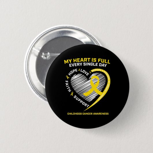 Badge Rond 5 Cm RN Oncologiste pédiatrique Sensibilisation au canc (Devant & derrière)