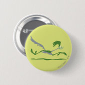 Badge Rond 5 Cm ROAD RUNNER™ Aller vite (Devant & derrière)