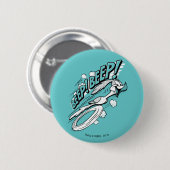 Badge Rond 5 Cm ROAD RUNNER™ BEEP BEEP!™ Demi-teinte (Devant & derrière)