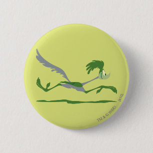 Badge Rond 5 Cm ROAD RUNNER™ en vitesse