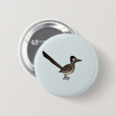 Badge Rond 5 Cm Roadrunner mignon de Birdorable (Devant & derrière)