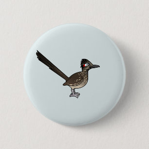 Badge Rond 5 Cm Roadrunner mignon de Birdorable