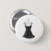 Badge Rond 5 Cm Robe noire (Devant & derrière)