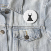 Badge Rond 5 Cm Robe noire (En situation)