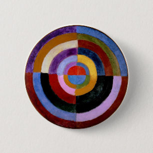 Badge Rond 5 Cm Robert Delaunay Art abstrait