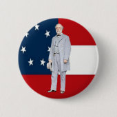 BADGE ROND 5 CM ROBERT E. LEE (Devant)