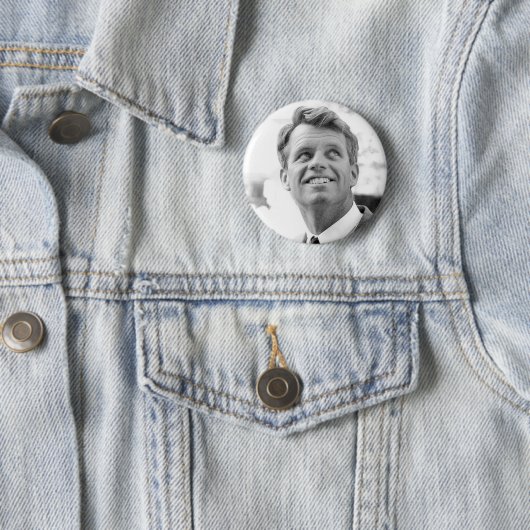 Badge Rond 5 Cm Robert Francis Kennedy (En situation)