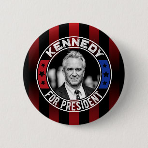 Badge Rond 5 Cm Robert Kennedy, Jr. pour le président 2024