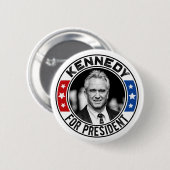 Badge Rond 5 Cm Robert Kennedy, Jr. pour le président 2024 (Devant & derrière)