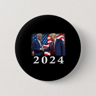 Badge Rond 5 Cm Robert Kennedy Jr Rfk Jr Pour L'unité De Trump Pré