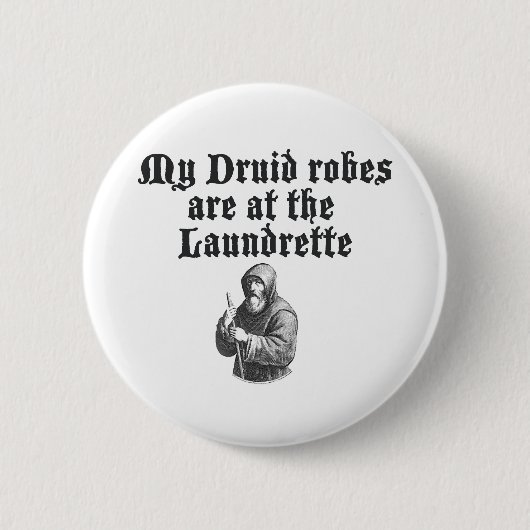 Badge Rond 5 Cm Robes longues de druide (Devant)