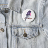 Badge Rond 5 Cm Robin (En situation)