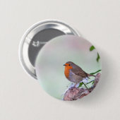 Badge Rond 5 Cm Robin (Devant & derrière)