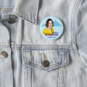 Badge Rond 5 Cm Robin Hickenlooper pour première Madame 2020 (En situation)