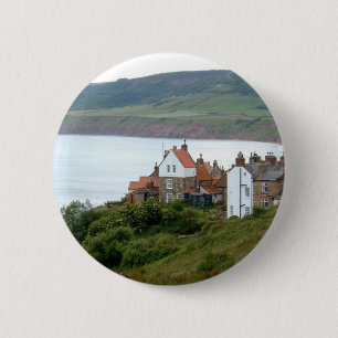 Badge Rond 5 Cm Robin Hood's Bay
