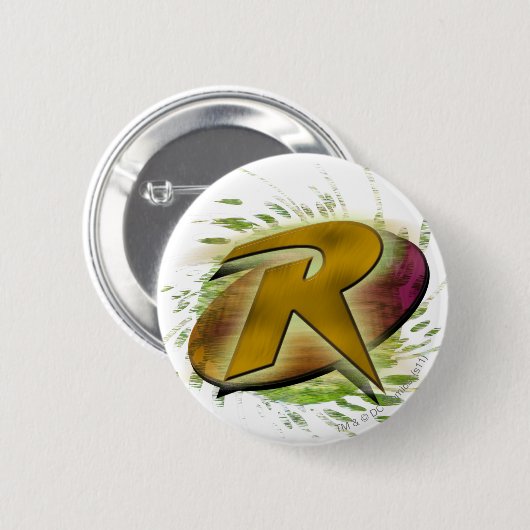Badge Rond 5 Cm Robin -R (Devant & derrière)