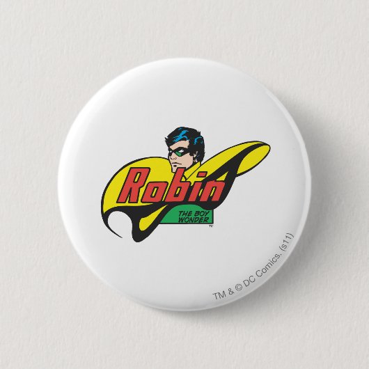 Badge Rond 5 Cm Robin The Boy Wonder (Devant)
