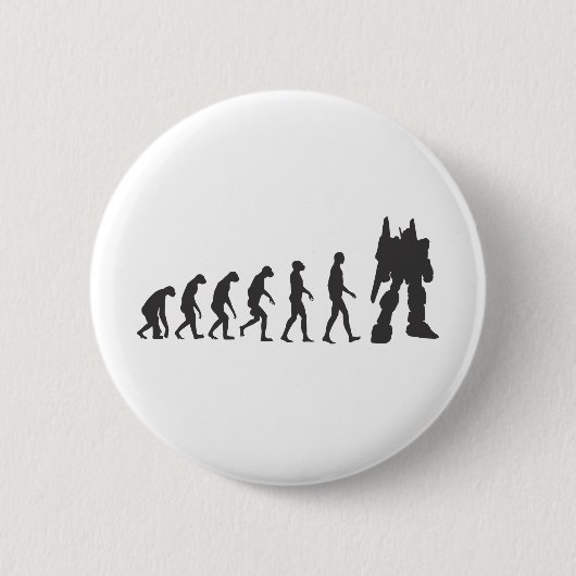 Badge Rond 5 Cm Robo-Évolution (Devant)