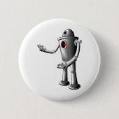 Badge Rond 5 Cm Robot (Devant)