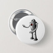 Badge Rond 5 Cm Robot (Devant & derrière)
