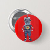 BADGE ROND 5 CM ROBOT (Devant & derrière)