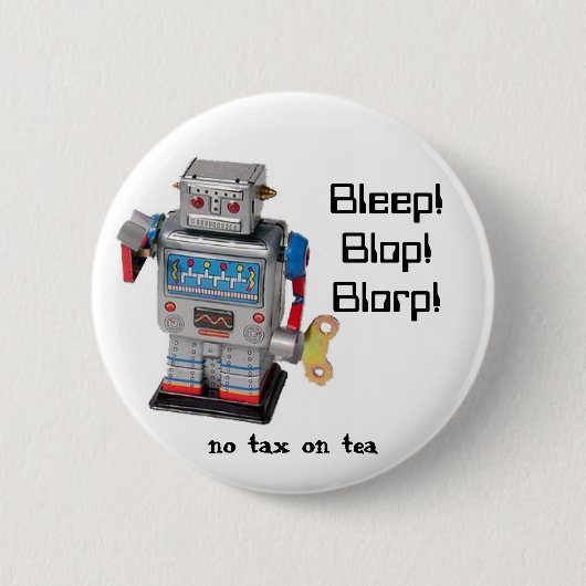 Badge Rond 5 Cm Robot (Devant)