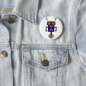 Badge Rond 5 Cm Robot de monocycle (En situation)