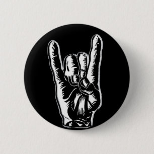 Badge Rond 5 Cm Roche !