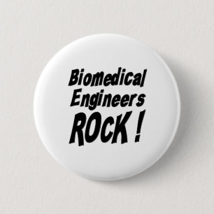Badge Rond 5 Cm Roche biomédicale d'ingénieurs ! Bouton