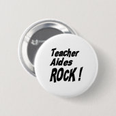 Badge Rond 5 Cm Roche d'aides de professeur ! Bouton (Devant & derrière)