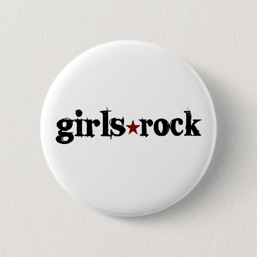 Badge Rond 5 Cm Roche de filles (Devant)