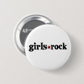 Badge Rond 5 Cm Roche de filles (Devant & derrière)