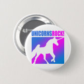 Badge Rond 5 Cm Roche de licornes ! (Devant & derrière)