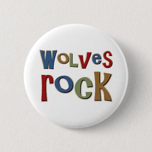 Badge Rond 5 Cm Roche de loups (Devant)