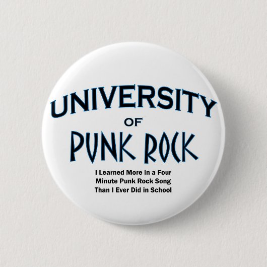 Badge Rond 5 Cm roche de musique-punk (Devant)