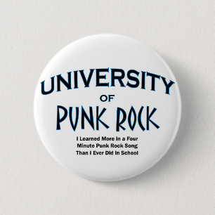 Badge Rond 5 Cm roche de musique-punk